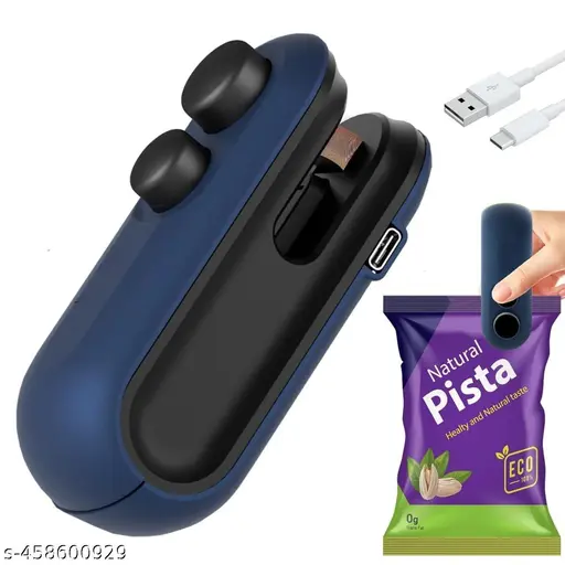 Portable Mini Sealing Machine, Handheld Packet Sealer for Food, Snacks, Chips, Fresh Storage, Plastic Bags Sealing Machine (High Quality)